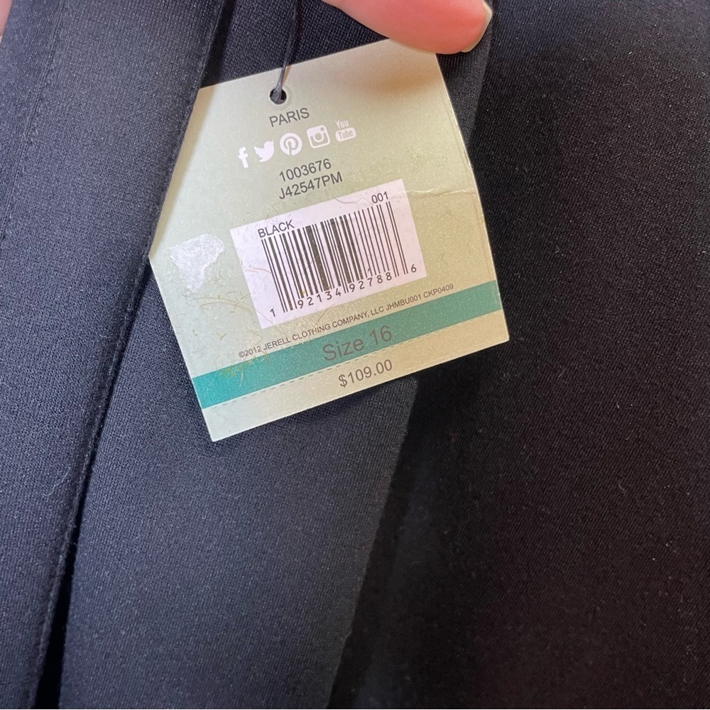 John•Mark NWT Bundle Dress/Office Pull On Black Trousers - Picture 4 of 9